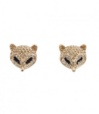 Ohrstecker - Fuchs, gold