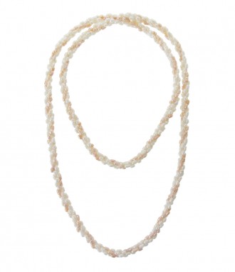 Perlenkette, creme