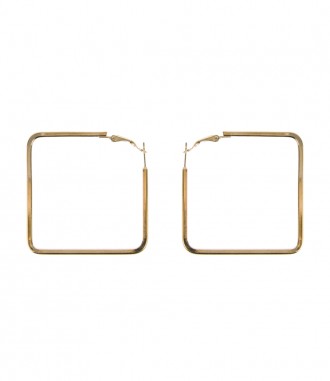 Creolen - metallic, gold