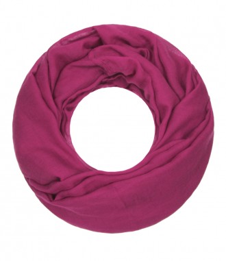 Majea Loop Cary - Loop Schal einfarbig, magenta