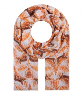 Damen Halstuch - Animal, orange