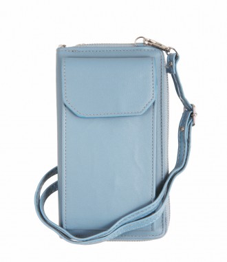 Mini Bag Geldbörse, hellblau