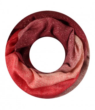 Damen Loop Schal, rot