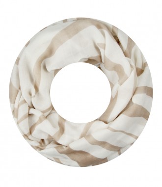 Damen Loop Schal, beige