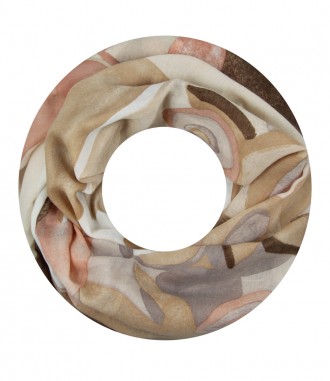 Damen Loop Schal, beige