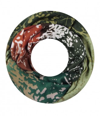 Damen Loop Schal grün