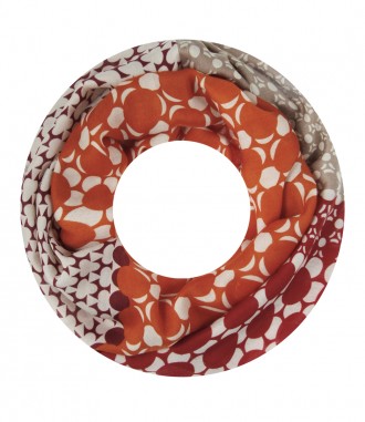 Damen Loop Schal, rot