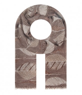 Damen Halstuch, schmal, beige