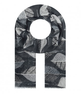 Damen Halstuch, schmal, schwarz
