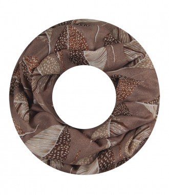 Damen Loop Schal, beige