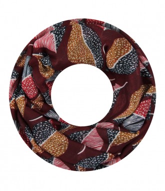 Damen Loop Schal, rot