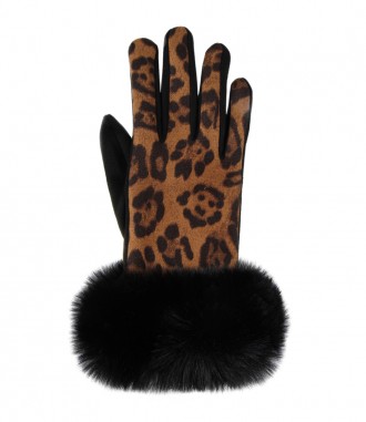 Damen Handschuhe, schwarz
