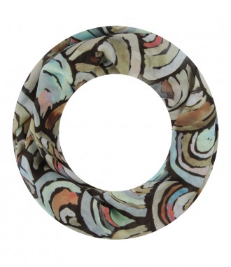 Damen Loop Schal, beige