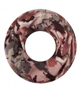 Damen Loop Schal, rosa