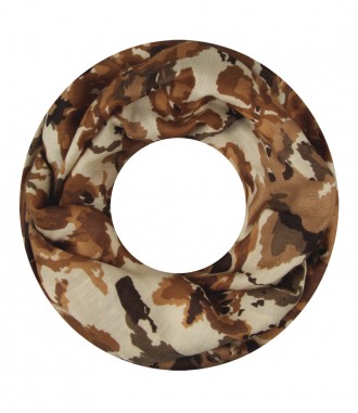 Damen Loop Schal, beige