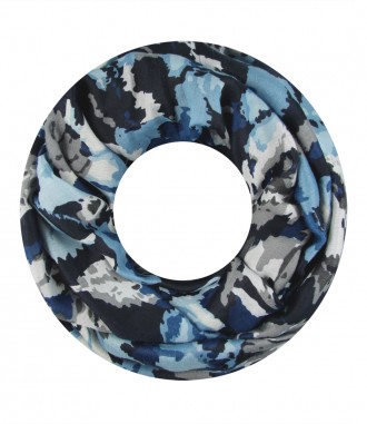 Damen Loop Schal, blau