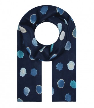 Damen Halstuch, schmal, blau