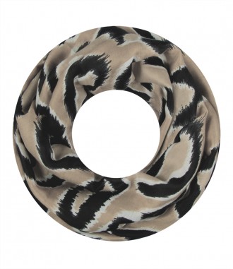 Damen Loop Schal, beige