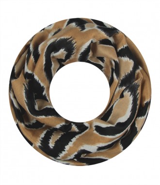 Damen Loop Schal, camel