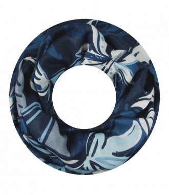 Damen Loop Schal, blau