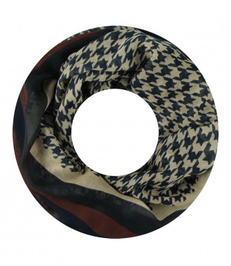 Damen Loop Schal, blau