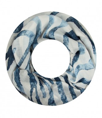 Damen Loop Schal, blau