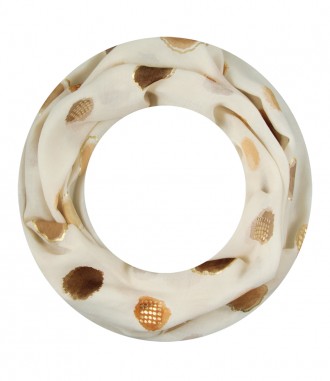 Damen Loop Schal, schmal, beige