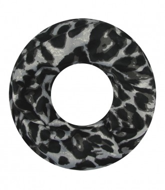 Damen Loop Schal, grau