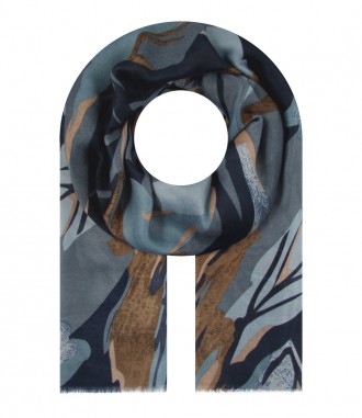 Damen Halstuch, blau