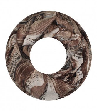 Damen Loop Schal, beige