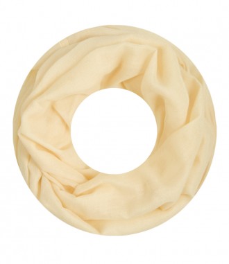Loop Schal - einfarbig, hellgelb