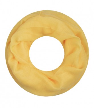 Loop Schal - einfarbig, gelb
