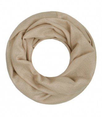 Loop Schal - einfarbig, beige