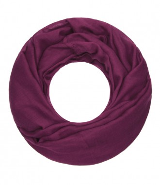 Loop Schal - einfarbig, beere