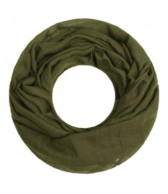 Loop Schal - einfarbig, dark olive