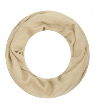 Loop Schal, schmal - einfarbig, beige