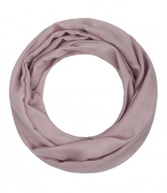 Loop Schal, schmal - einfarbig, mauve
