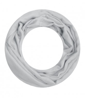 Loop Schal, schmal - einfarbig, hellgrau