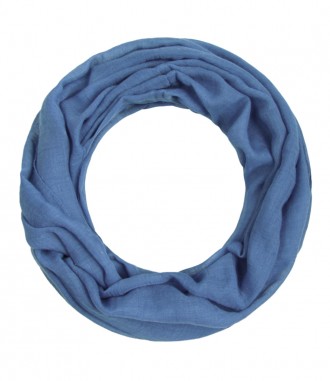 Loop Schal, schmal - einfarbig, dark denim