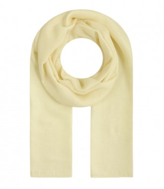 Schal, hellgelb
