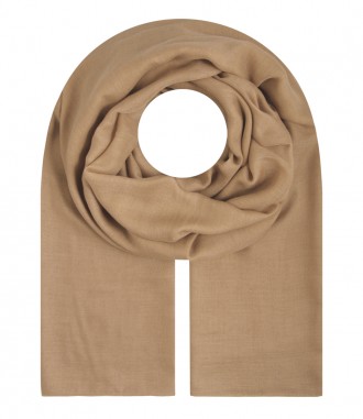 Damen Halstuch, XL - einfarbig, camel