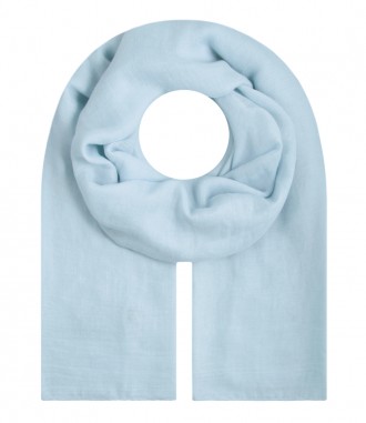 Damen Halstuch, XL - einfarbig, hellblau