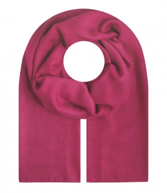 Damen Halstuch, XL - einfarbig, pink