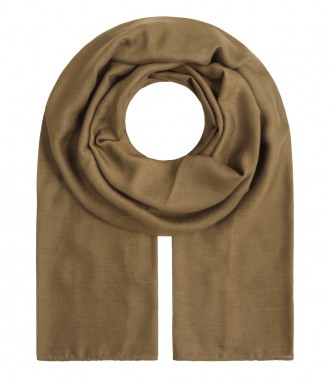 Damen Halstuch, XL - einfarbig, hellbraun