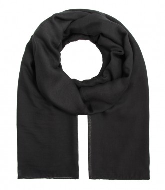 Damen Halstuch, XL - einfarbig, schwarz