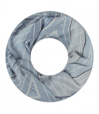 Schal, blau