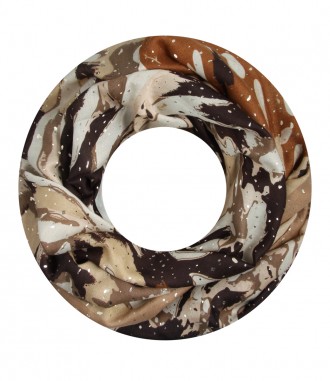 Schal, braun