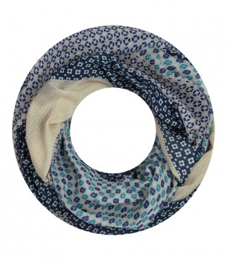 Schal, blau