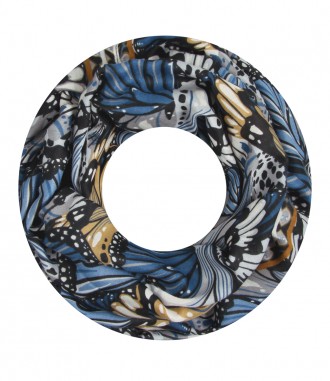Schal, blau