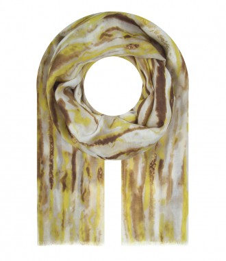 Schal, gelb
